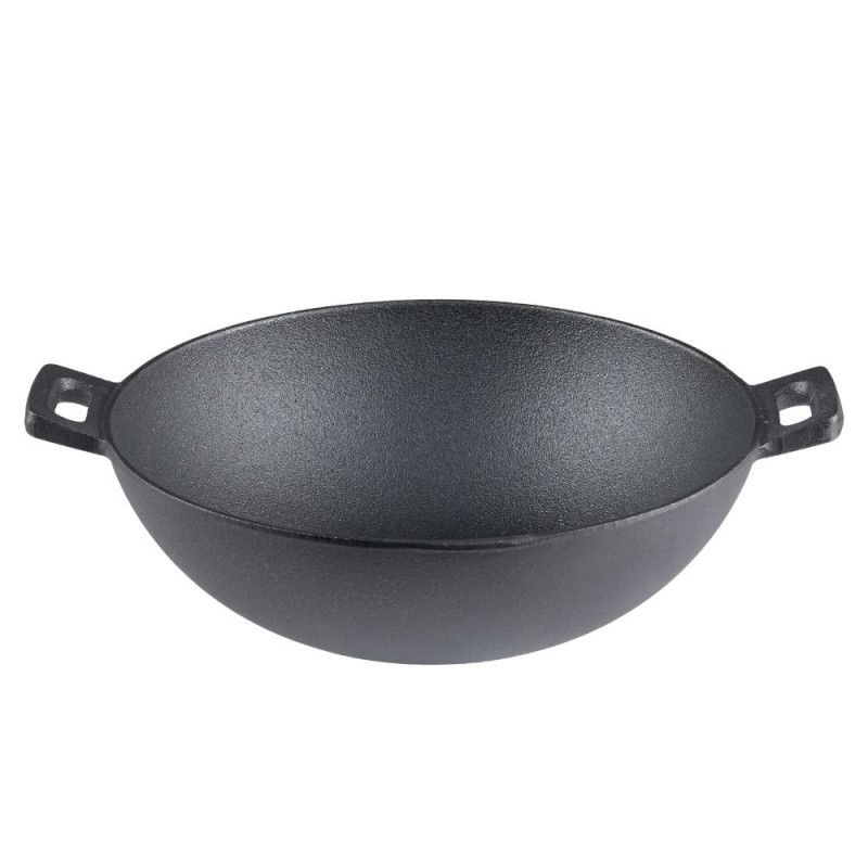 Frigideira de ferro fundido wok, Ф24 - Frigideira de ferro fundido