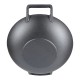 Frigideira de ferro fundido wok, Ф36 | Frigideira de ferro fundido plana | Frigideira de ferro fundido |