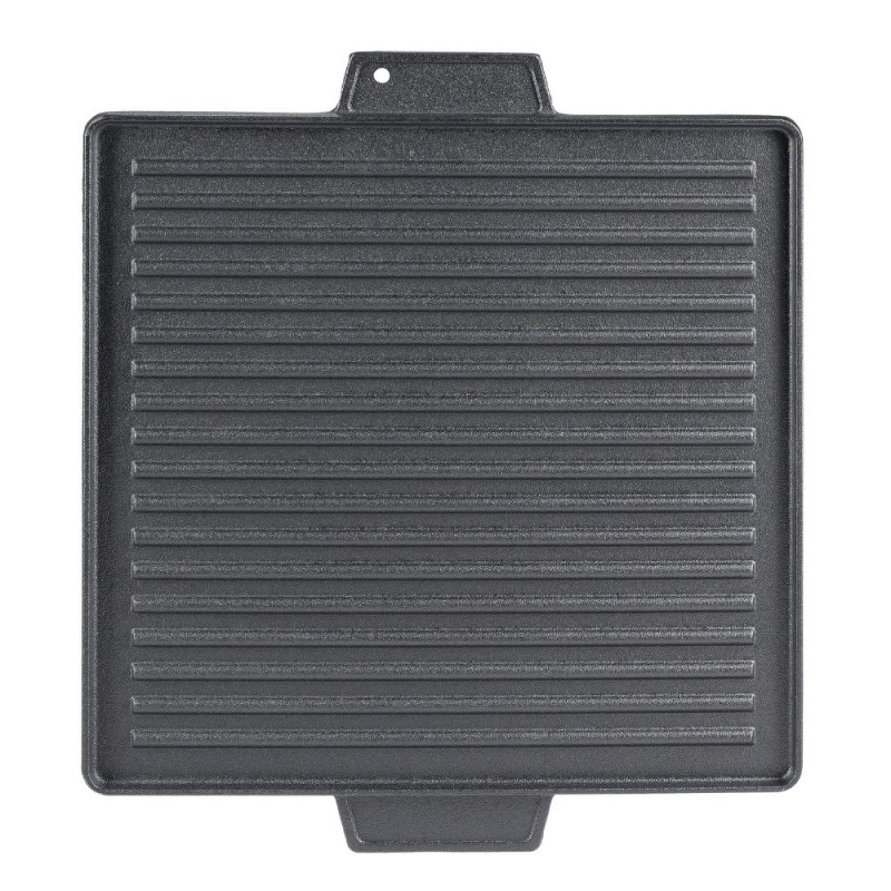 Chapa de grelhar em ferro fundido dupla face, 38x38 cm - Produtos para comparar