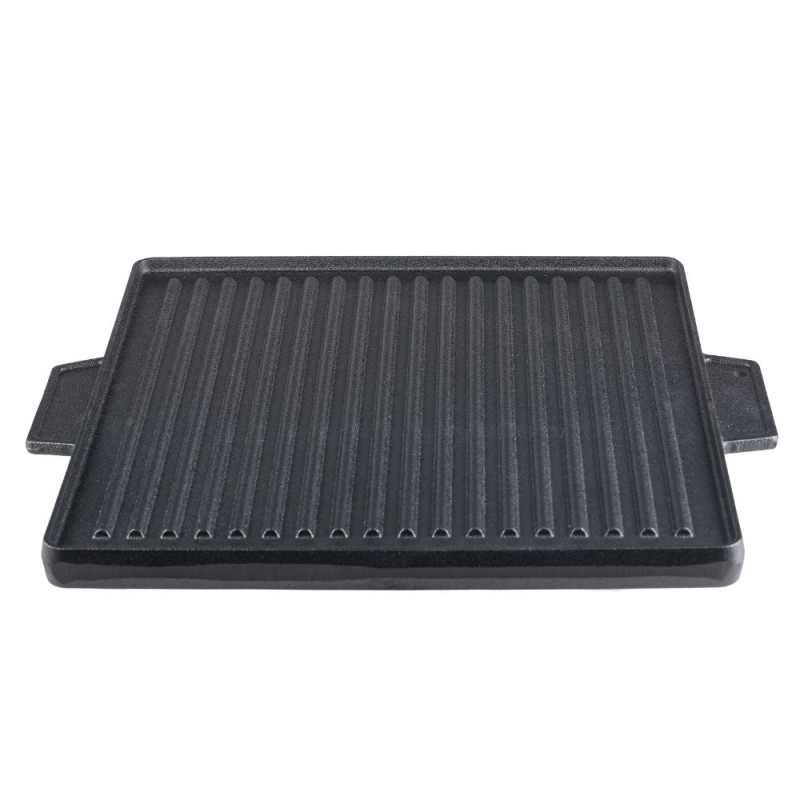 Chapa de grelhar em ferro fundido dupla face, 38x38 cm - Produtos para comparar