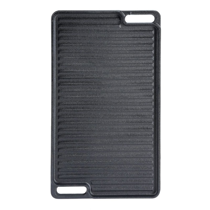 Chapa de grelhar em ferro fundido dupla face, 46x26 cm - Produtos para comparar