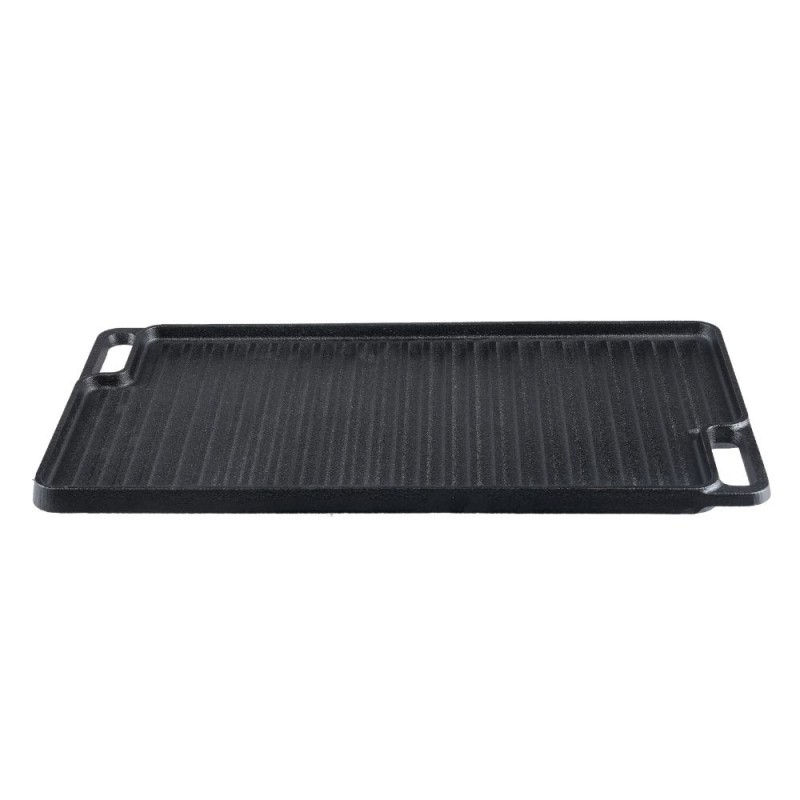 Chapa de grelhar em ferro fundido dupla face, 46x26 cm - Produtos para comparar