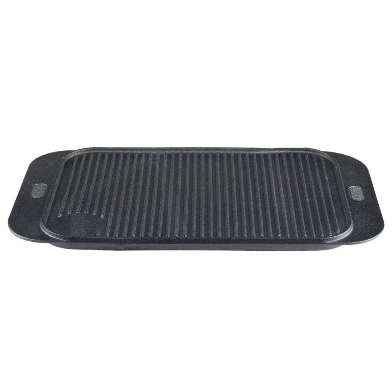 Chapa de grelhar em ferro fundido dupla face, 48x26 cm - Produtos para comparar