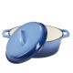 Panela em ferro fundido esmaltado, Azul, oval, 33x27см | Panela de ferro fundido Panela em ferro fundido esmaltado, Azul, oval, 33x27см | Panela de ferro fundido | |