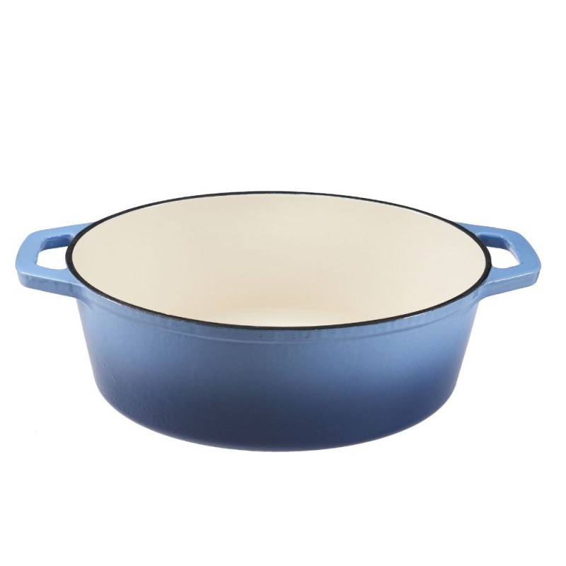 Panela em ferro fundido esmaltado, Azul, oval, 33x27см | Panela de ferro fundido Panela em ferro fundido esmaltado, Azul, oval, 33x27см | Panela de ferro fundido | |