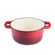 Panela em ferro fundido esmaltado, Vermelho, Ф24 | Panela de ferro fundido Panela em ferro fundido esmaltado, Vermelho, Ф24 | Panela de ferro fundido | |