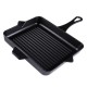 Frigideira de grelha em ferro fundido esmaltada Hosse, Black Onyx, 26x32cm | Frigideira de grelha em ferro fundido Frigideira de grelha em ferro fundido esmaltada Hosse, Black Onyx, 26x32cm | Frigideira de grelha em ferro fundido | Frigideira de ferro fundido |