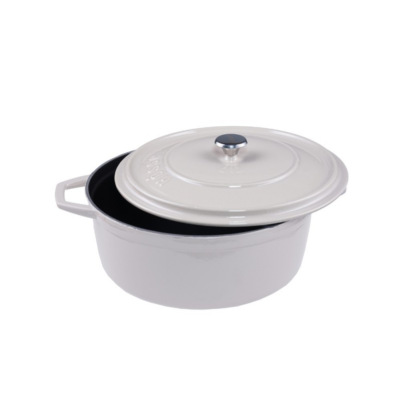 Panela funda de ferro fundido Hosse, Ivory, Ф20 - Produtos para comparar