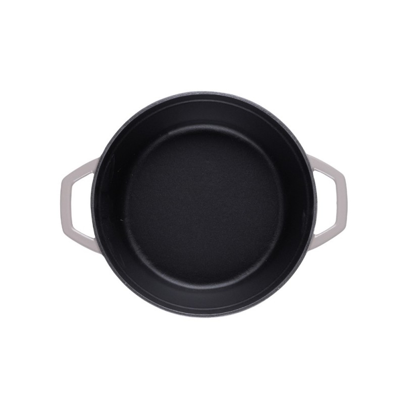 Panela funda de ferro fundido Hosse, Ivory, Ф20 | Panela de ferro fundido Panela funda de ferro fundido Hosse, Ivory, Ф20 | Panela de ferro fundido | |